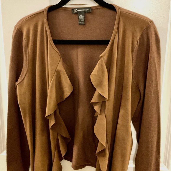 INC International Concepts Sweaters - Camel Sweater Jacket